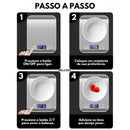 Balança de Cozinha Digital - 1kg até 10kg em Aço Inoxidável