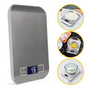 Balança de Cozinha Digital - 1kg até 10kg em Aço Inoxidável