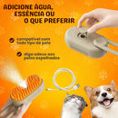 Escova Elétrica PetGlow 3 em 1 para Cães e Gatos – Remove Pelos, Massageia e Penteia