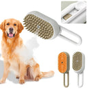 Escova Elétrica PetGlow 3 em 1 para Cães e Gatos – Remove Pelos, Massageia e Penteia